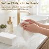 120 Pack Disposable Paper Hand Towels for Bathroom, Linen-Feel 12" x 17" Single-Use Bathroom Napkins for Guests, Disposable Cloth-Like Hand Tissue Paper, 55 GSM, White view 3