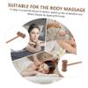 VICASKY Wooden Body Massager Hammer Handheld Massage Tool for Muscle Relaxation Portable Body Hammer for Neck Shoulder and Fatigue view 3