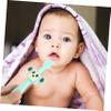 VALICLUD Training Toothbrush and Silicone Teether for Years Soft Bristle Full Coverage Brush with Animal Design Care and Teeth Cleaning Tool view 4