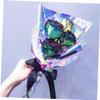 BESTYASH 20PCS Iridescent Gift Wrapping Paper for Flower Bouquets and Crafts Rainbow Gradient Cellophane Film for Birthday Wedding Holiday Decorations view 4