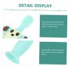 VICASKY Silicone Teether and Toothbrush with Soft Bristles Full Brush for Boy Girl Years Chewable Training Brush with Safety Wide Guard Gentle Gum Relief in Green view 3
