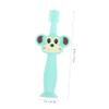 Ipetboom Silicone Toothbrush and Teething for Years Soft Bristle Brush with Wide Safety Guard and Chewing Relief Handle for Sensitive Gums in Green view 2