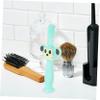 Ipetboom Silicone Toothbrush and Teething for Years Soft Bristle Brush with Wide Safety Guard and Chewing Relief Handle for Sensitive Gums in Green view 3