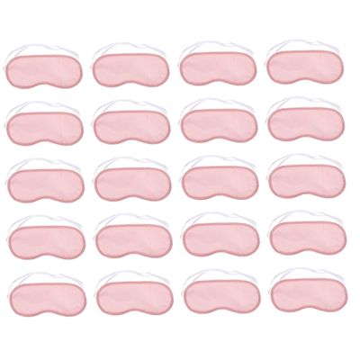 Gogogmee 20pcs Disposable Eye Masks for Sleeping Soft Imitation Silk Comfortable Lightweight Eye Cover with Double Elastic Bands Portable Sleep Shade for Travel Home Hotel Use