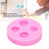 Srliya Rose Flower Silicone Fondant Pattern, Safe High Temp, Easy Reuse, for Cake Decoration, Handmade Art, Valentine, Silicone, Move over Competitors view 2