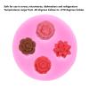 Srliya Rose Flower Silicone Fondant Pattern, Safe High Temp, Easy Reuse, for Cake Decoration, Handmade Art, Valentine, Silicone, Move over Competitors view 3