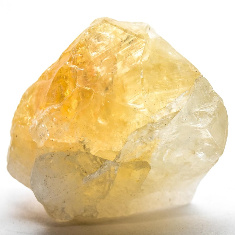 130g 2.4" Golden White Clear Citrine Rough Point Sparkling Collectible Gemstone Quartz Crystal Mineral Raw Specimen - Brazil
