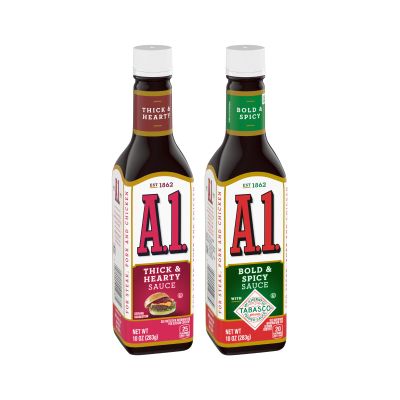A.1. Bold & Spicy, Thick & Hearty Steak Sauce Bottle Variety Pack
