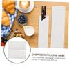 VICASKY 100Pcs Disposable Chopsticks Packing Bags Paper Sleeves for Hotels Restaurants Snack Bars Food Safe Kraft Paper Cutlery Storage Wrappers view 2