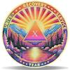 10 Year Dawn Voyage Sobriety Coin Journey into Serenity NA Medallion Spiritual Token for Recovery & Clean Time Empowering NA AA Chips Gift for Men & Women view 1
