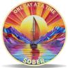 10 Year Dawn Voyage Sobriety Coin Journey into Serenity NA Medallion Spiritual Token for Recovery & Clean Time Empowering NA AA Chips Gift for Men & Women view 2