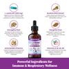L-Lysine Supplement for Cats & Kittens Immune Support Liquid for Feline Respiratory Health, Sneezing, Runny Nose & Watery Eyes 250mg Lysine Cat Drops with Vitamins Complex Chicken Flavor view 3