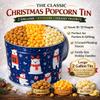 2 Gallon Christmas Popcorn Tin 3 Flavor Gourmet Holiday Gift Basket Caramel, Cheddar Cheese & Butter Popcorn Large Festive Snack Gift for Family, Office, Corporate & Christmas Parties view 2