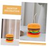 2pcs Mini Hamburger Scented Candle Set for Bedroom Ambiance view 2