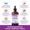 L-Lysine Supplement for Cats & Kittens Immune Support Liquid for Feline Respiratory Health, Sneezing, Runny Nose & Watery Eyes 250mg Lysine Cat Drops with Vitamins Complex Chicken Flavor view 3