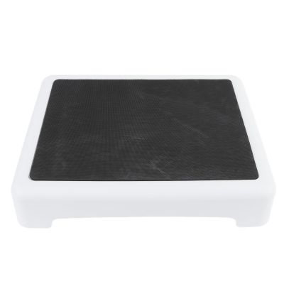 Bath Shower Step Stool Non Slip Platform, Portable Riser with Anti Slip Mat for Bathroom, Bathtub Car, Lightweight, Sturdy Plastic Construction