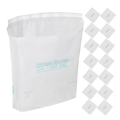 Disposable Car Trash Bags 40 Pack 1L Hdpe Adhesive Design