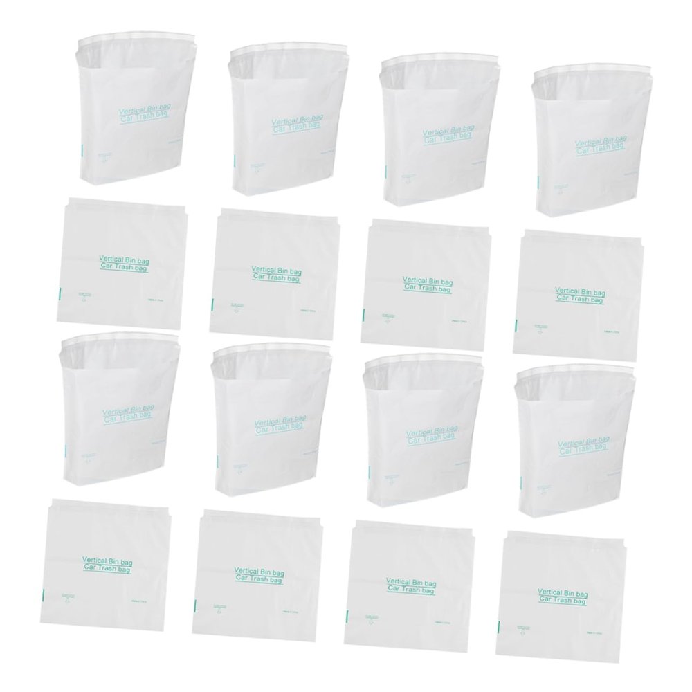 Disposable Car Trash Bags 1L 40Pcs Hdpe Adhesive Leakproof
