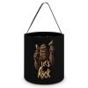 Bigfoot Let's Rock Cute Halloween Trick Or Treat Bags Candy Bucket Tote Gifts Bag with Handle for Party Favor Supplies view 1