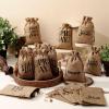 100 Pcs Small Religious Burlap Bags with Drawstring Bulk 4 x 6 Inch Pray Blessed Christian Candy Gift Bag Verse Bible Jewelry Pouch Bolsitas Para Recuerdos for Church Gifts Sunday School Baptism Favor view 2