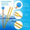Completes 432Hz Tuning Fork Set with Carry Bag Gold Designs Tuning Fork Tool Designs for Meditations Post Relaxation Relaxation Aid view 2
