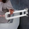 MZGYYD Toilet Grab Bar 60cm Toilet Support Folding Handle Stand Up Toilet Handrail Support Handle Non Slip Toilet Grab Bar view 2
