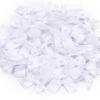 100pcs White Gift Wrap Bows - 3.3 Inch Elegant Bows for Gift Wrapping, Party Decorations, Wedding Decor, Birthday Presents, Holiday Gifts, DIY Crafts, Baby Shower, Anniversary, Christmas, Gift Bags view 1