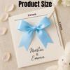 100pcs Blue Gift Wrap Bows - Elegant Reusable Bows for Gift Wrapping, Party Decorations, Wedding Decor, Birthday Presents, Holiday Gifts, DIY Crafts, Baby Shower, Anniversary, Christmas, Gift Bags - light blue view 2