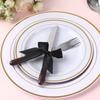 100pcs Black Gift Wrap Bows - 3.3 Inch Elegant Bows for Gift Wrapping, Party Decorations, Wedding Decor, Birthday Presents, Holiday Gifts, DIY Crafts, Baby Shower, Anniversary, Christmas, Gift Bags view 2