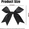 100pcs Black Gift Wrap Bows - 3.3 Inch Elegant Bows for Gift Wrapping, Party Decorations, Wedding Decor, Birthday Presents, Holiday Gifts, DIY Crafts, Baby Shower, Anniversary, Christmas, Gift Bags view 3