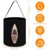 Shark Junk Food Cute Halloween Trick Or Treat Bags Candy Bucket Tote Gifts Bag with Handle for Party Favor Supplies view 2