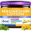 Magnesium Lotion with Arnica, MSM & Boswellia Cooling Magnesium Cream Lightweight Moisturizing Lotion for Legs & Feet Safe for Kids 6 fl oz view 1