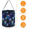 Glowing Up Jelly Fish Cute Halloween Trick Or Treat Bags Candy Bucket Tote Gifts Bag with Handle for Party Favor Supplies view 2