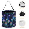 Glowing Up Jelly Fish Cute Halloween Trick Or Treat Bags Candy Bucket Tote Gifts Bag with Handle for Party Favor Supplies view 4