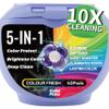 CUBEFLOW All-in-1 Laundry Detergent Pods | 10X Deep Clean | Prevents Color Bleed, Eliminates Odors & Locks in Floral Freshness | with Color Protection Technology | 5-in-1 Power, 40 Count view 1
