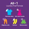 CUBEFLOW All-in-1 Laundry Detergent Pods | 10X Deep Clean | Prevents Color Bleed, Eliminates Odors & Locks in Floral Freshness | with Color Protection Technology | 5-in-1 Power, 40 Count view 2