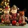 phiorine Christmas Gift Bags Zipper Design, Christmas Gift Doll Bags, Adorable Fabric Storage Bags, Reusable christmas Bags for Presents Candy Fruit and Festival (3PCS-Santa Claus) view 2