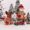 phiorine Christmas Gift Bags Zipper Design, Christmas Gift Doll Bags, Adorable Fabric Storage Bags, Reusable christmas Bags for Presents Candy Fruit and Festival (3PCS-Santa Claus) view 3