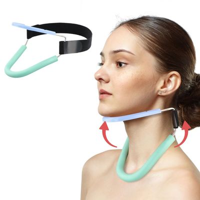 Adjustable Cervical Neck Brace, Posture Support Device, Ergonomic Traction for Neck Pain Relief and Spinal Comfort