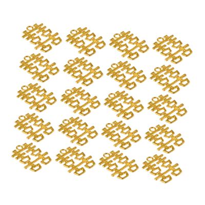 VALICLUD 100pcs Wedding Candy Box Double Xi Character Pendants Decorative Candy Bag Hanging Ornaments Lightweight Wedding Favor Accessories