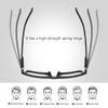 kunchu 3pairs Reading Glasses Men-Blue Light Blocking Square Readers with Spring Hinge Computer Glasses(MIX, 0.0X) view 4