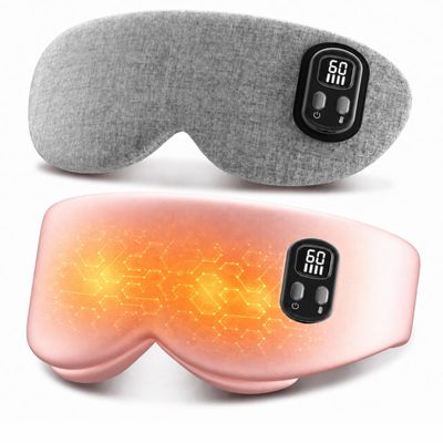Anydance Heated Eye Mask - Cordless Eye Mask for Dry Eyes, FSA - HSA Eligible, Eye Relief, Improved Sleep, 4 Temperature, Washable Eye Heating Pad for Travel, Birthday Gifts for Mom - Light Pink