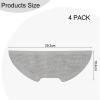 HogarTech Mopping Cloths for Eureka E20 Plus Robot Vacuum Cleaner, Microfiber Resuable Mop Pads Replacement Parts Accessories(4 PACK) view 2