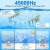 Hossili Retainer Cleaner, Upgraded Open-Window 45kHz Retainer Cleaner 200ML Dental Cleaning Pod with 4 Modes & Digital Timer view 2
