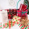 200pcs Cellophane Bags 5.5x5.5 Self Sealing Cookie Bags for Packaging White Cellophane Treat Bags for Gift Giving Packaging Christmas Birthday Party Favor Candy Goodie Homemade Bakery (Red/green) view 4