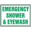 Emergency Shower Eyewash, 10" W x 7" H, Rectangle, Plastic, Mfr: MFSD426VP-A view 1