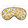 GregTins Candy Corn Halloween Sleep Mask for Women Men Soft Eye Masks Adjustable Blindfold Sleeping Shade Cover 8 X 4 Inch view 2