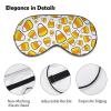 GregTins Candy Corn Halloween Sleep Mask for Women Men Soft Eye Masks Adjustable Blindfold Sleeping Shade Cover 8 X 4 Inch view 3