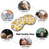 GregTins Candy Corn Halloween Sleep Mask for Women Men Soft Eye Masks Adjustable Blindfold Sleeping Shade Cover 8 X 4 Inch view 4