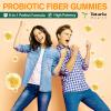 9-in-1 Probiotic Prebiotic Fiber Gummies for Adults & Teens, Fiber Supplement Pro with 5 Billion CFU Bacillus Coagulans, Psyllium Husk, FOS, Inulin, ACV for Digestion & Gut, 60 Vegan Pineapple Gummies view 2